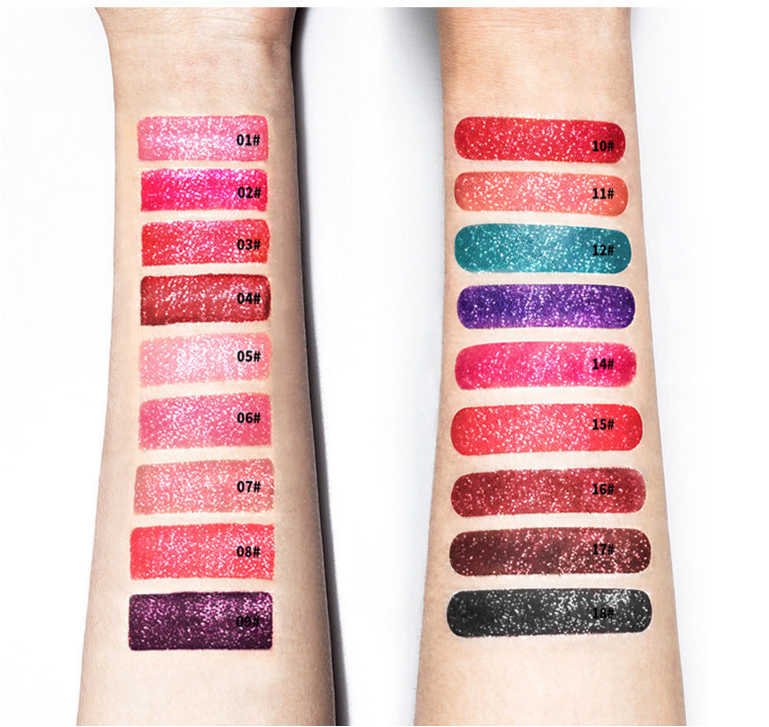 Pudaier Glitter Flip Matte Shimmer Lip Gloss