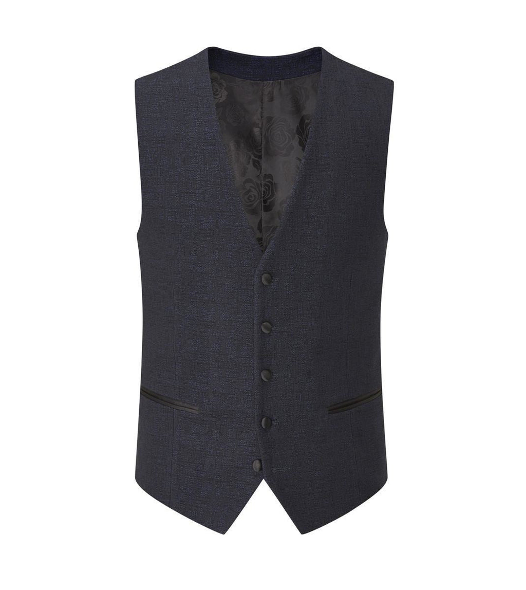 Skopes Men's Elbridge Dinner Waist Coat in Blue 34 to 62 Regular