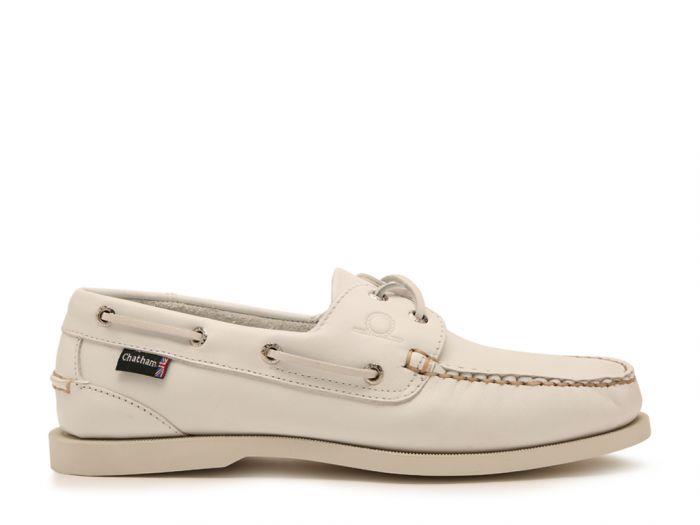 Chatham Mens Classic II G2 Deck Shoes in White