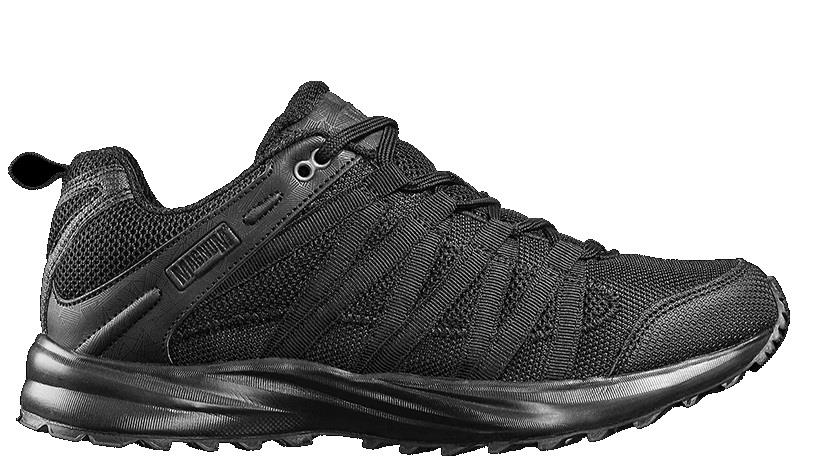Magnum Mens Storm Trail Light Black Vegan Trainer in Black