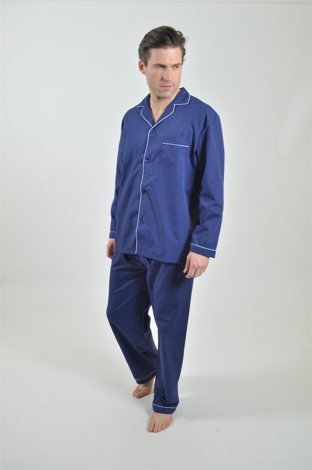 Rael Brook Men's Plain Pyjamas Size Small-4XL  in  4 Colours