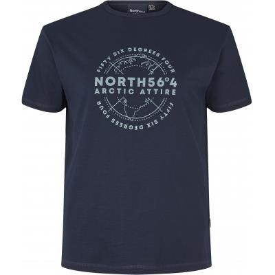 North564 Mens Big And Tall Size Printed Printed Crew Tee in EU Size
