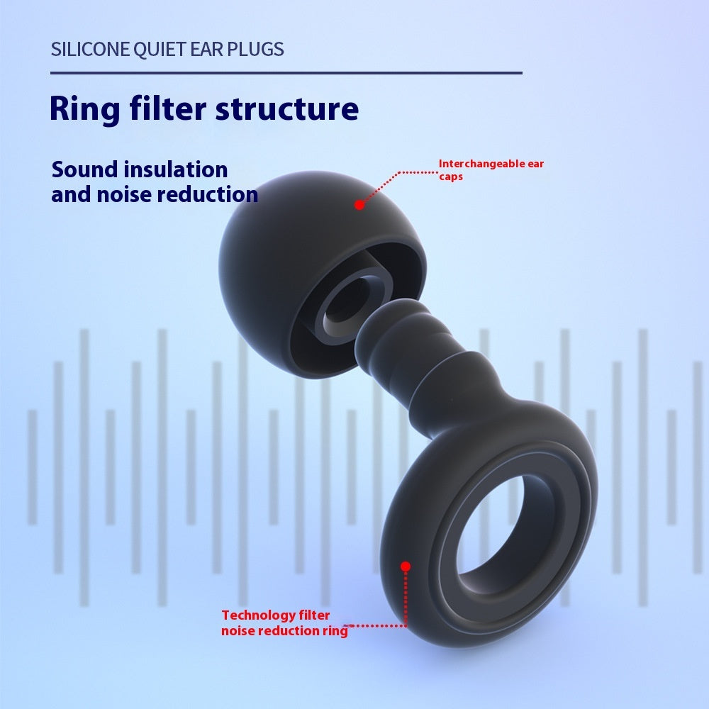 Silicone Earplugs Special For Sleep Do Not Hurt Ears Soundproof Earplugs