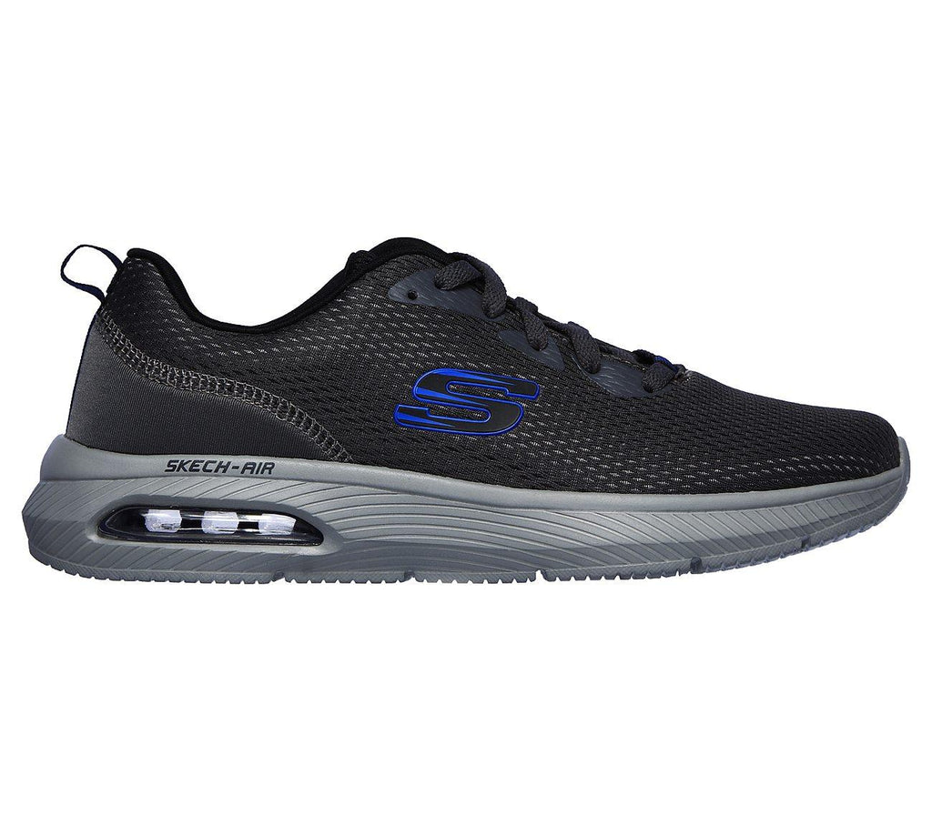 SKECHERS Men's Skech-Air: Dyna-Air Comfort Training And Walking Sneakers in Charcoal/Black