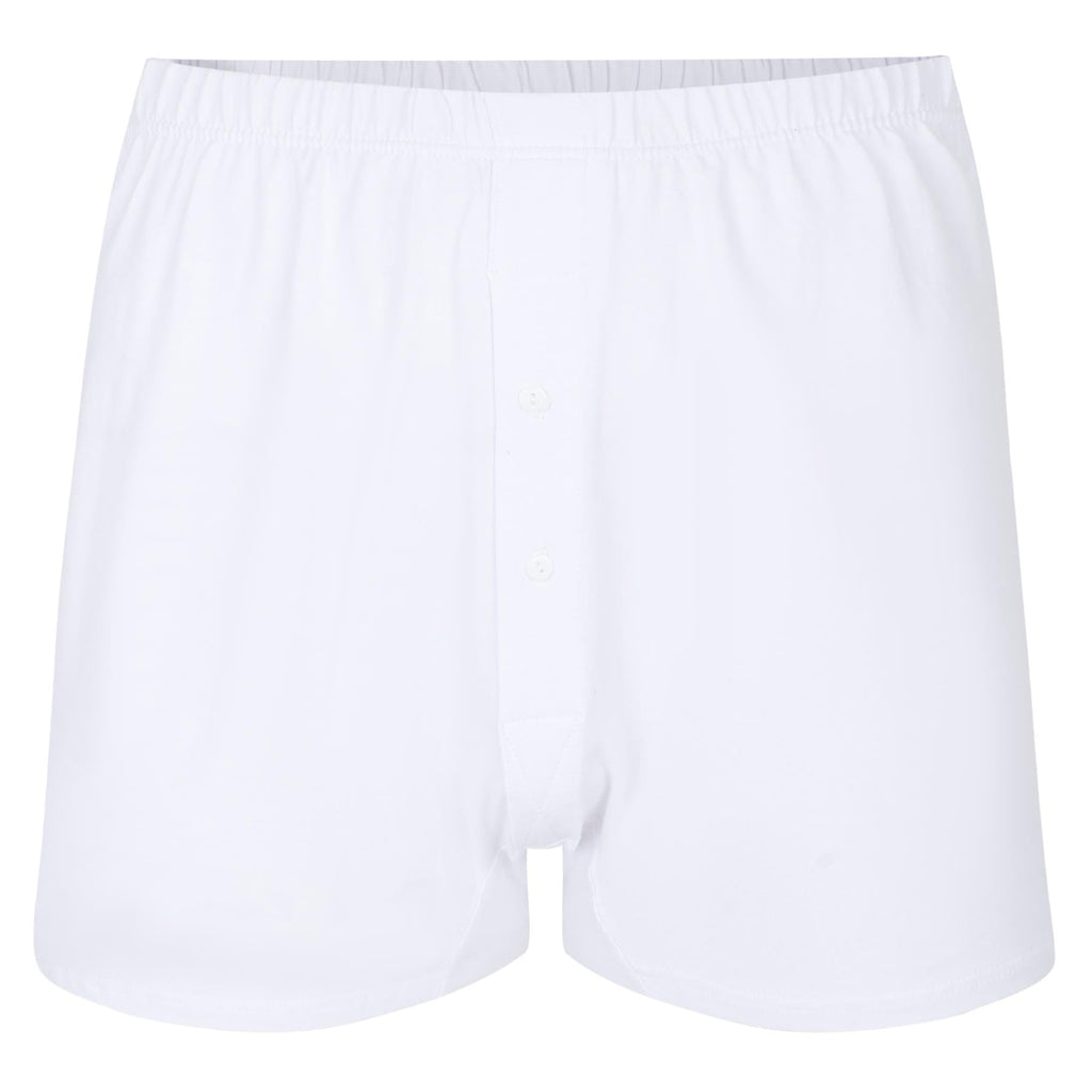 Espionage Big Size 6 Pairs Pack Jersey Boxer Shorts (U001) in White, 2XL to 8XL