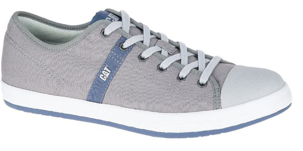 CAT Mens Checklist Canvas Sneakers in Grey (P722232)
