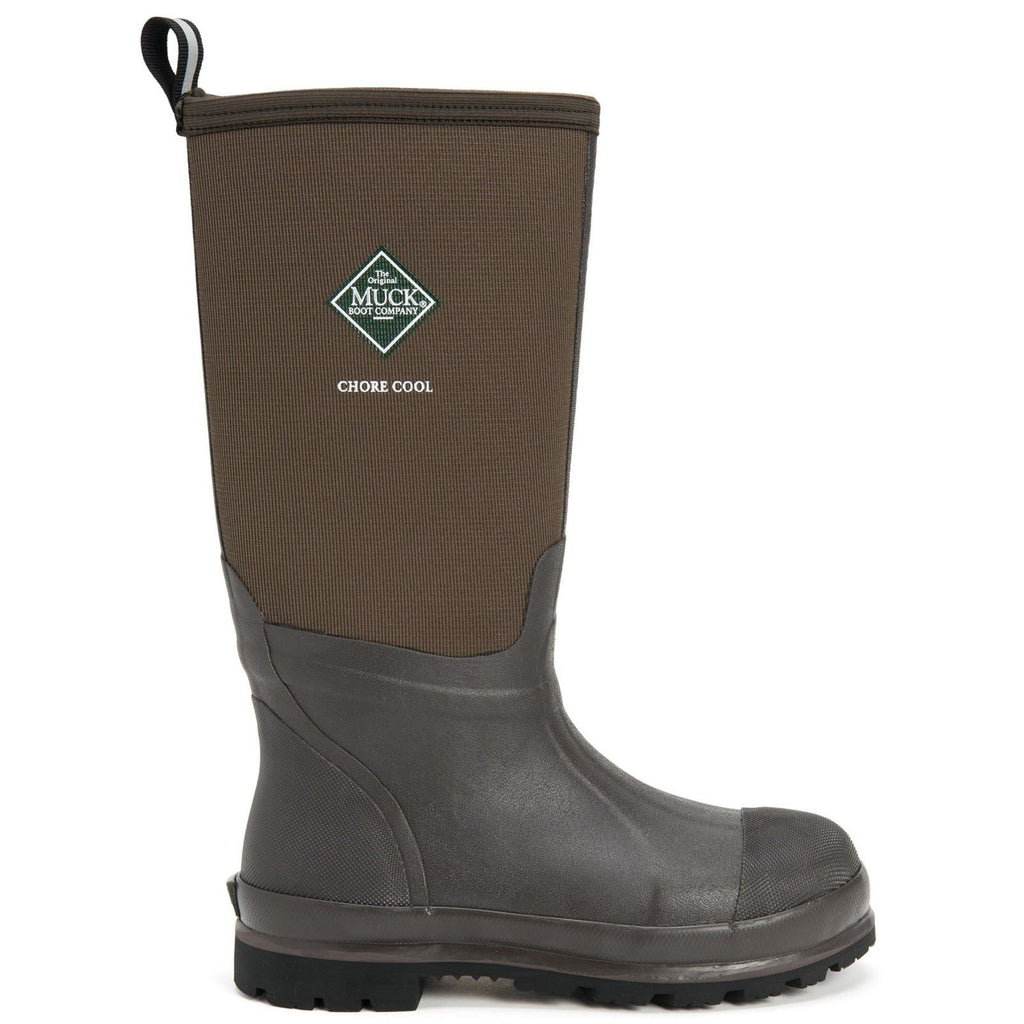 Muck Boots Unisex's Chore Cool High Work Boot in Brown/Brown 3 to 14