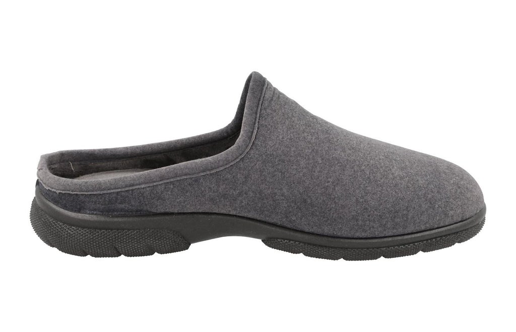 DB Shoes Men's 2V Fit Slip-On Mule in Grey, Sizes 6 to 12