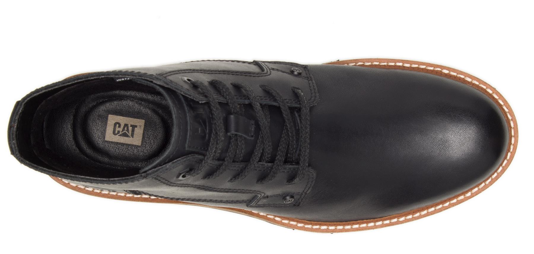 CAT Mens Wide Fit Water Proof Full Grain Impermeable Leather Boots (Wayward)