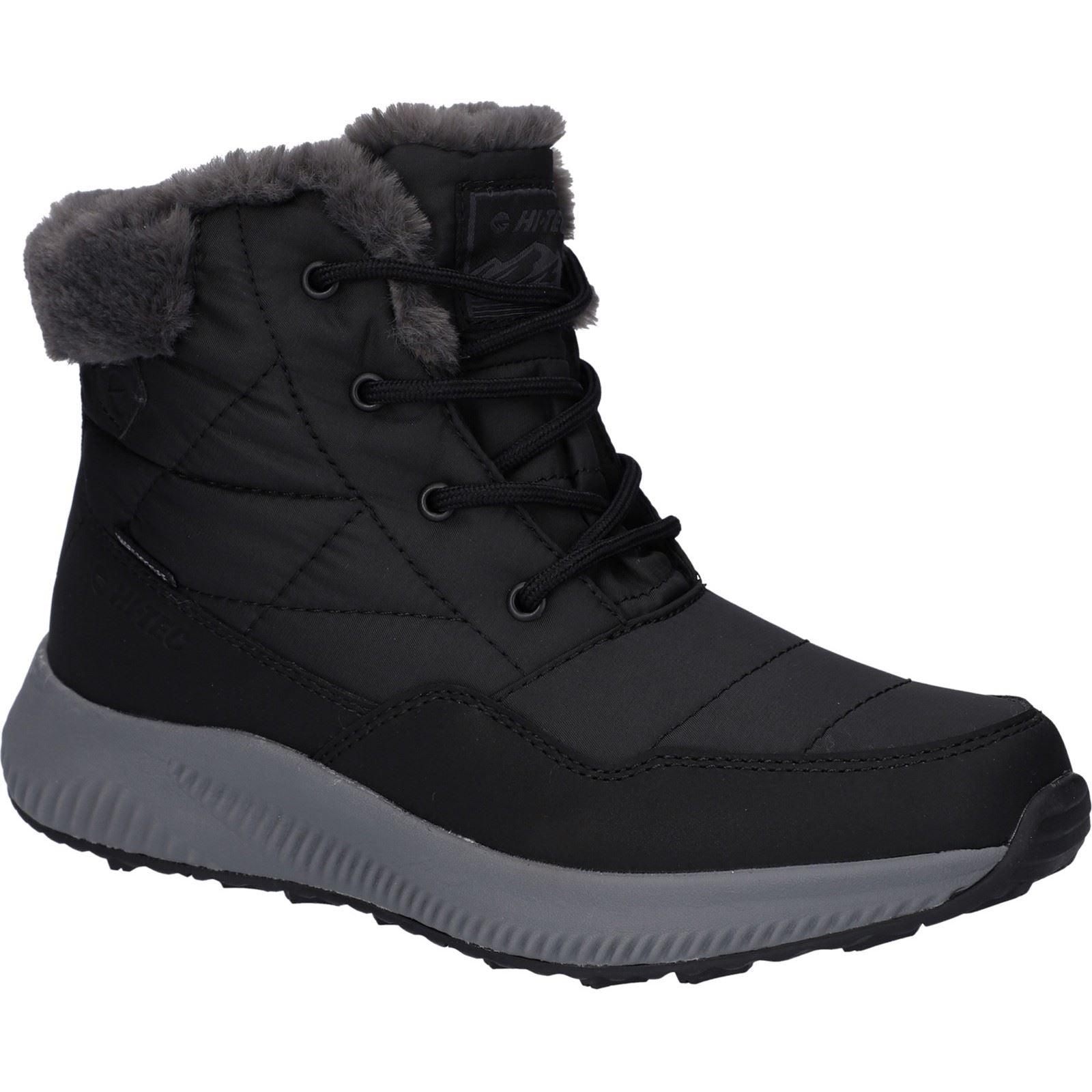 Hi-Tec Women's Frosty 200 Boot in Black/Charcoal 4 to 8