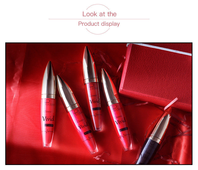 Pudaier Glitter Flip Matte Shimmer Lip Gloss