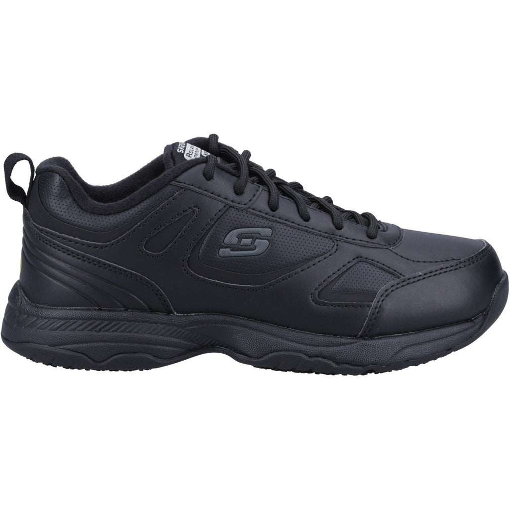 Skechers (GAR77200) Women's Work Relaxed Fit: Dighton - Bricelyn SR Safety Shoe in Black 3 to 9