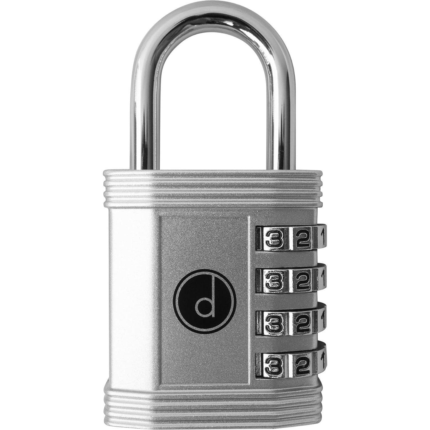 Desired Tools 4-Digit Combination Padlock - Weatherproof for Gym, Gate & Storage