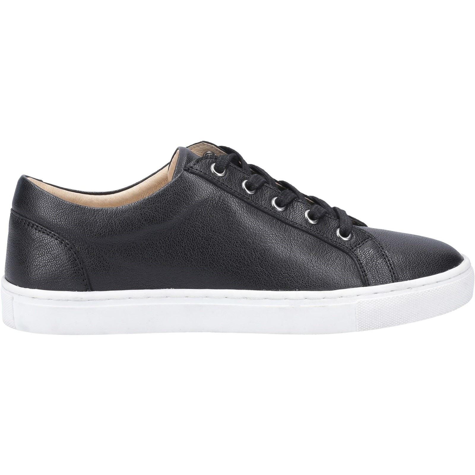 Hush Puppies Tessa Laces Ladies Shoes in Black