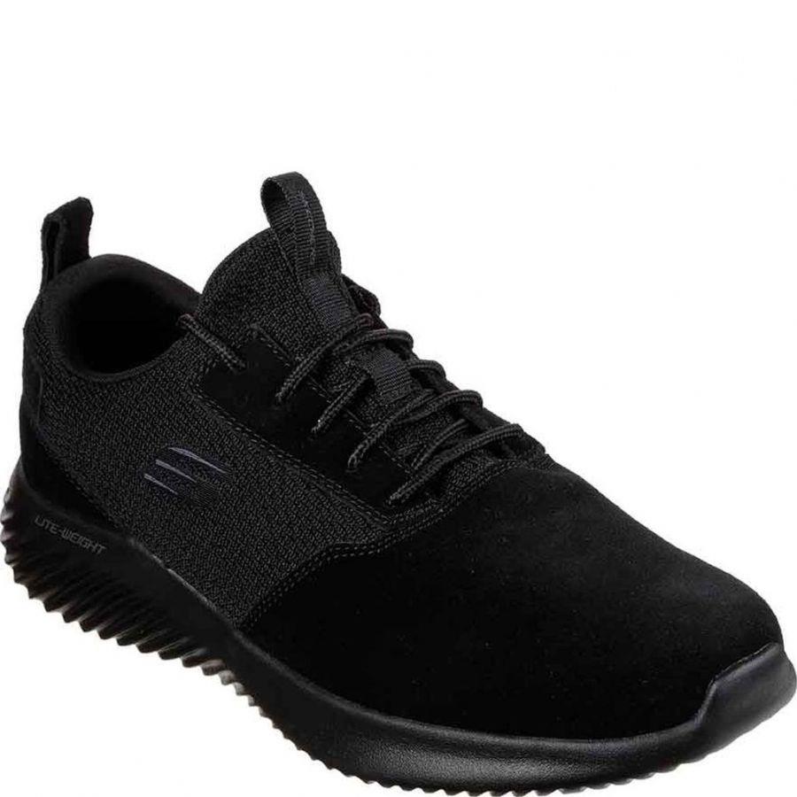 SKECHERS Men's Bounder-Skich Comfort Training And Walking Sneakers in Black