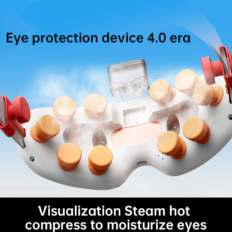 Electric Eye Steam Massager Nano Steam Eye Mask Hot Compress Glasses Steamer Bluetooth Relief Dry Eye Fatigue Dark Circles Tired