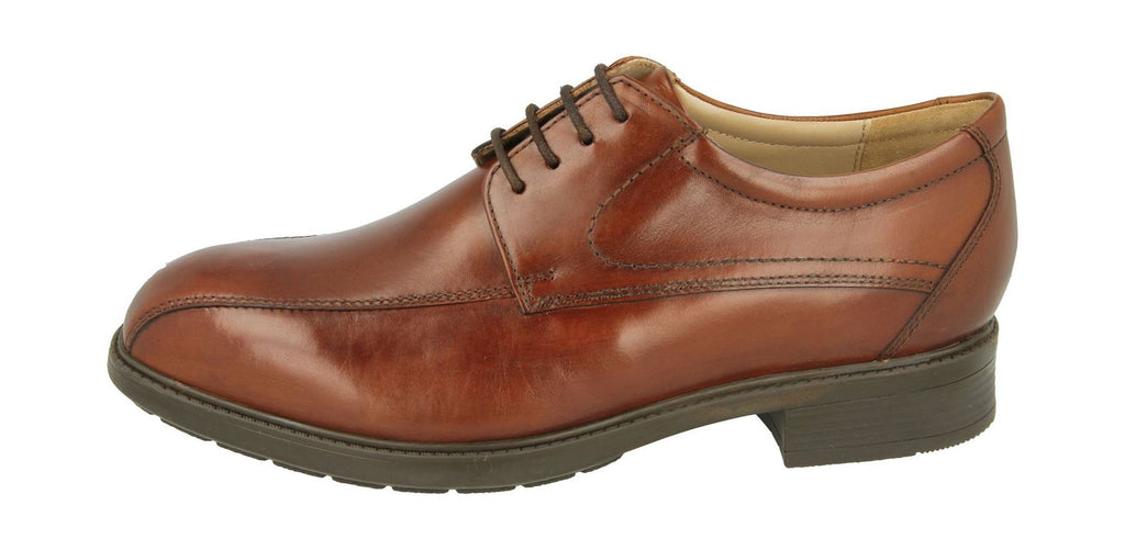 DB's Men's Extra Wide (2V Fit) Formal Lace Up Shoes (Richmond) in Tan