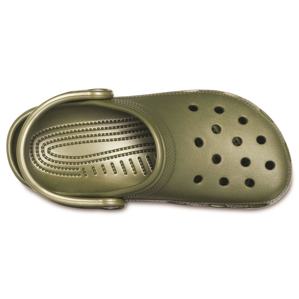 Crocs Unisex's Classic Clog in Army Green 3 to 15