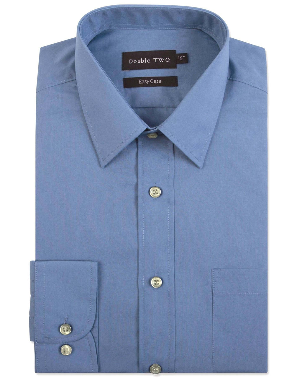 Double Two Men's Classic Fit Cotton Blend Long Sleeve Shirt (3300) in Size 14.5 to 18, For other sizes please search 3300