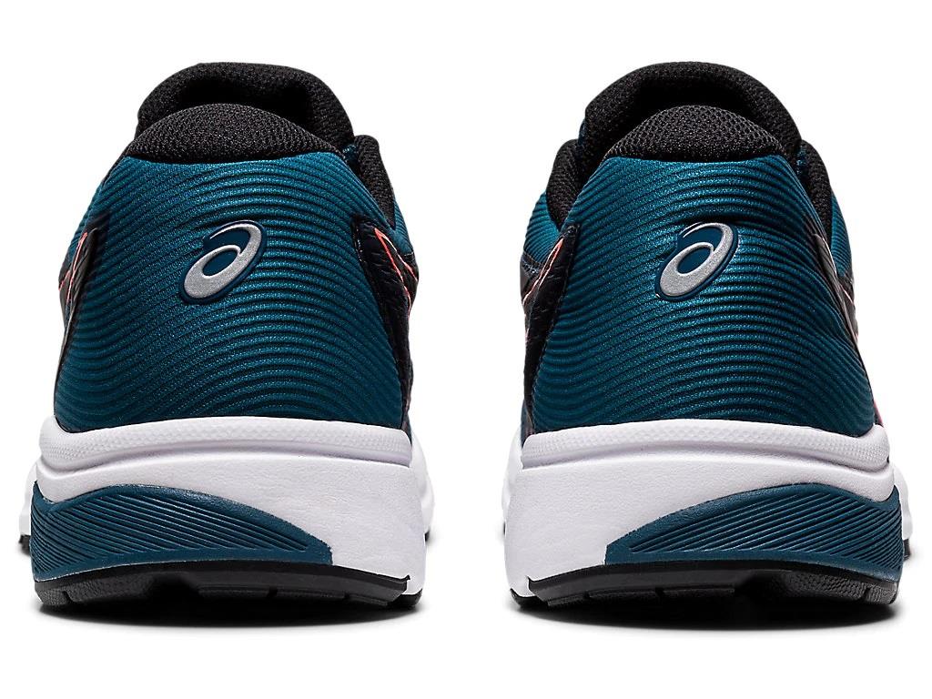 Asics Men's GT-800 Running Shoes in Magnetic Blue/Sunrise Red