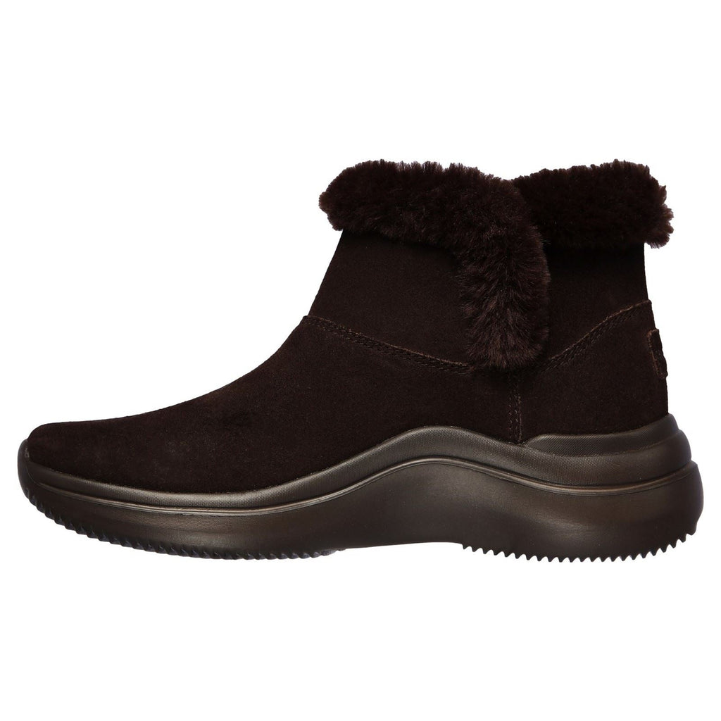 Skechers (GAR144250) Women's On The GO Midtown So Plush Ankle Boot in Chocolate 3 to 8