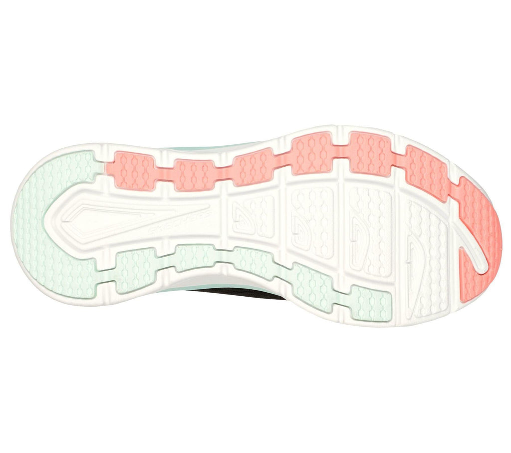 Skechers (GAR149368) Ladies Sports D'Lux Walker Fresh Finesse Shoes in UK 3 to 8