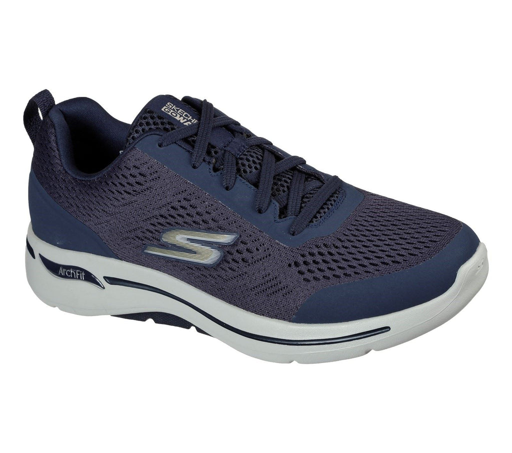 Skechers Go Walk Arch Fit Idyllic Sports Shoes Mens Sports in  Navy Gold