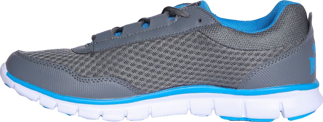 Lonsdale Men's Southwick Light Weight Trainer in Charcoal/Black/Volt