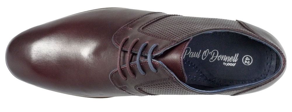 Paul O'Donnell Mens Lace Up Formal Shoe - Atlanta in Bord