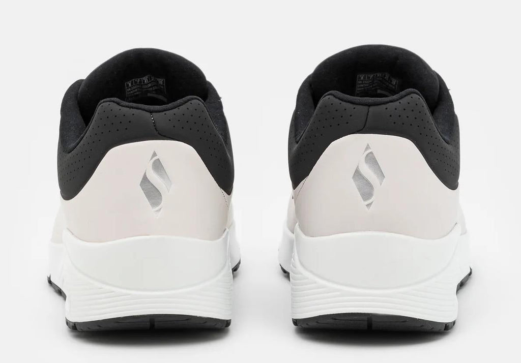 SKECHERS Men's Street Uno  Timeline shoe in Black/White