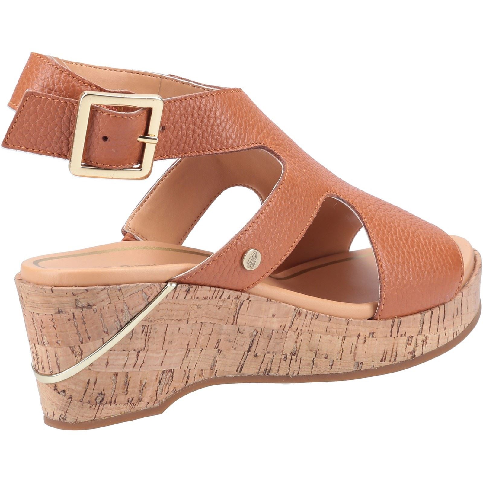 Hush Puppies Maya Wedge Sandal Ladies in Tan