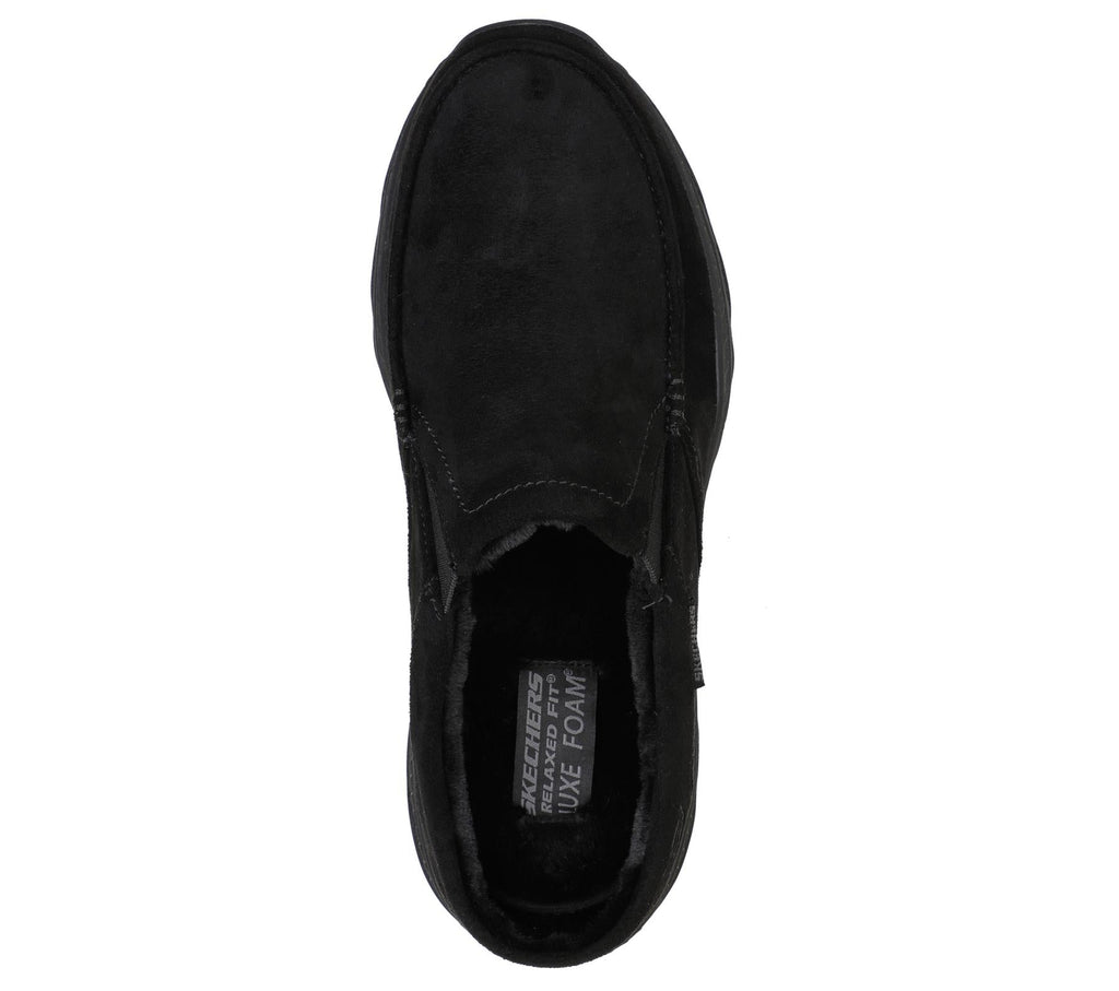 Skechers Men's Creston Fernley Sneaker Shoes in Black in Size UK6 to UK13