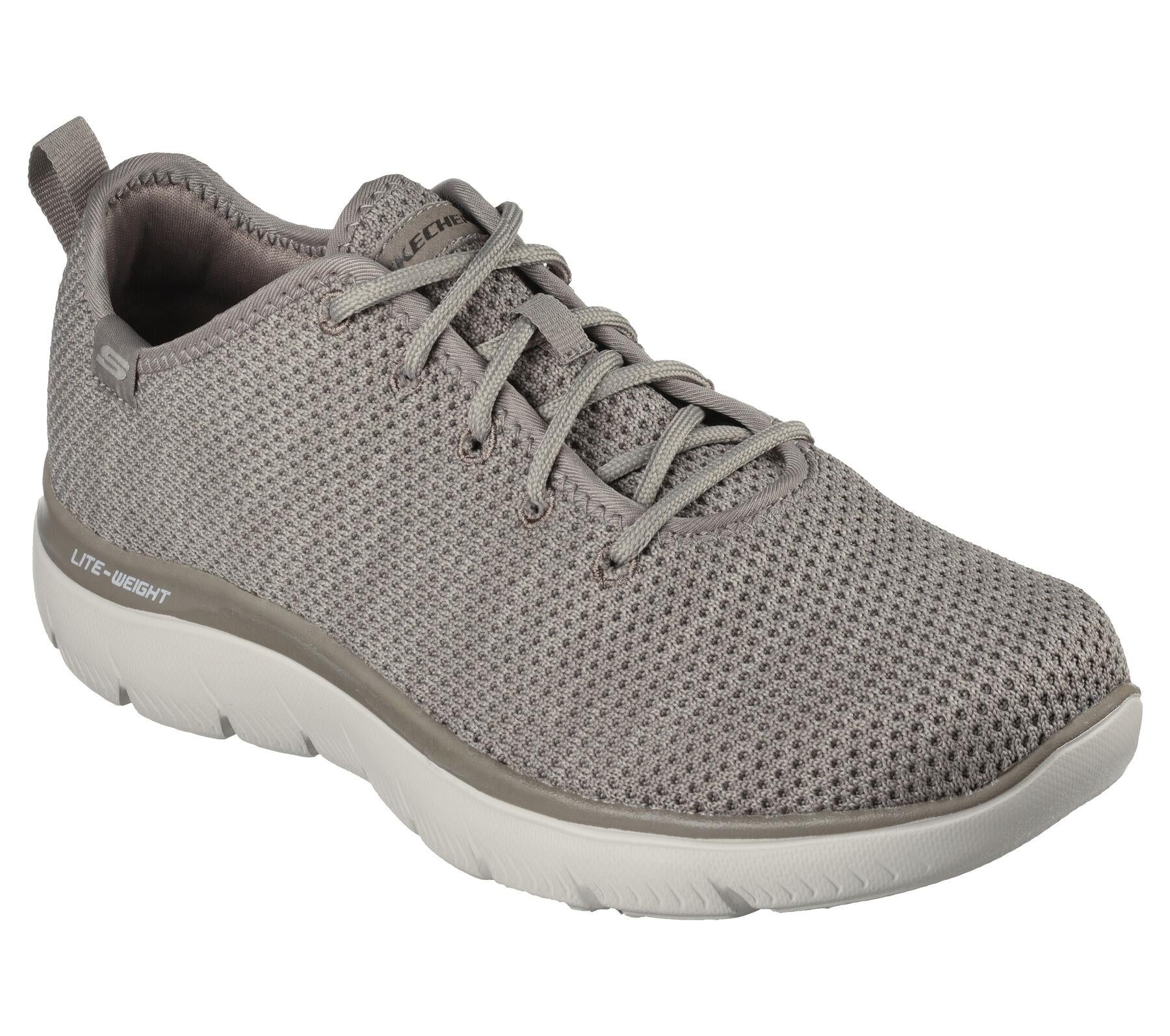 Skechers Men's Summits Doharis Shoes in Taupe, Sizes 8 to 13 Taupe