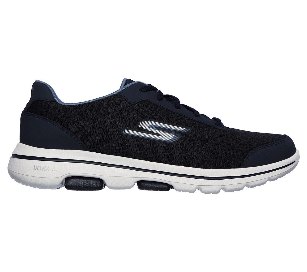 SKECHERS Men's Extra Wide Fit GOwalk 5 Qualify Running/Walking Shoes in Navy