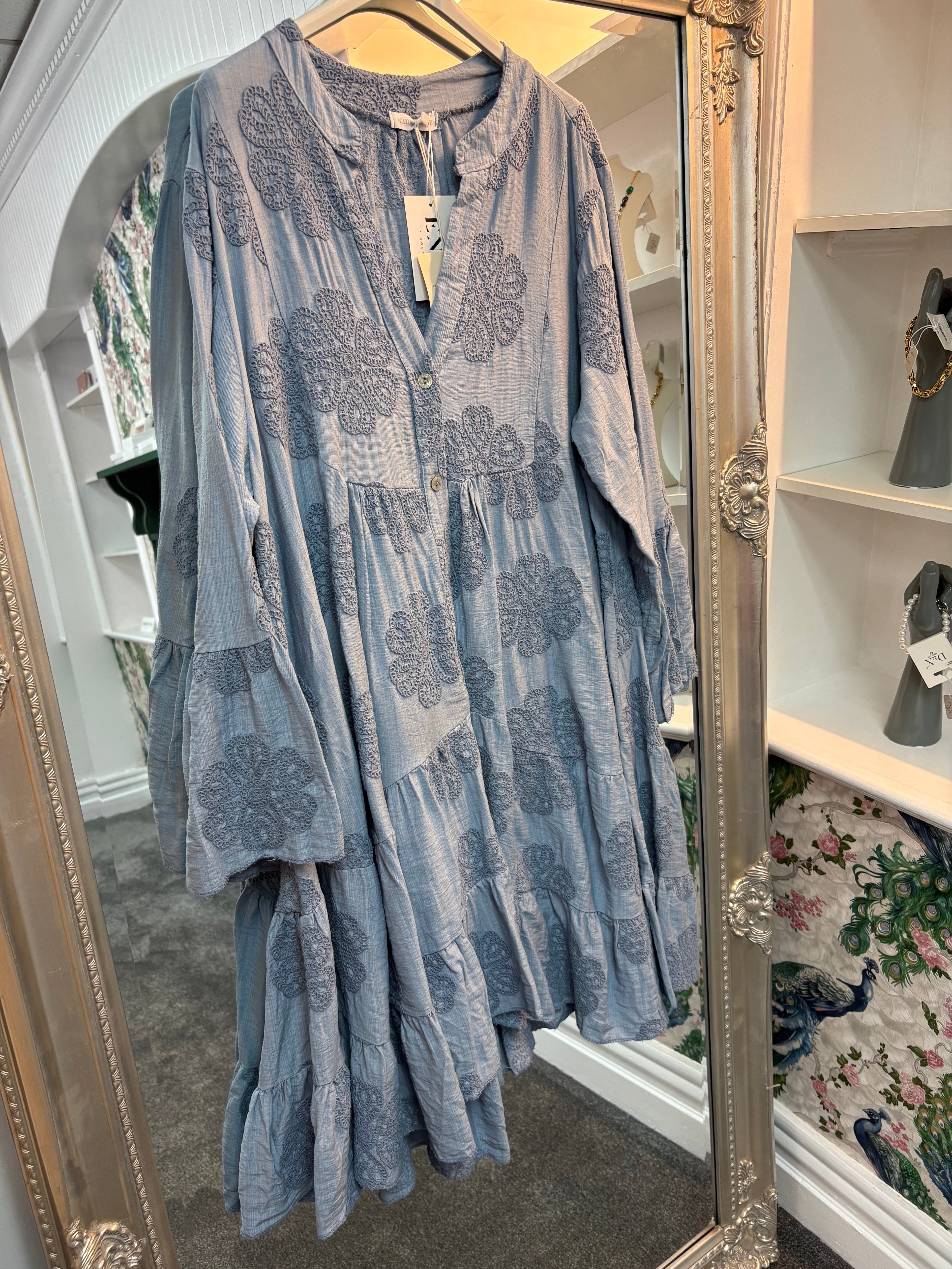 Cotton Floral Dress | One Size 8–18 | 100% Cotton