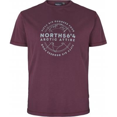 North564 Mens Big And Tall Size Printed Printed Crew Tee in EU Size
