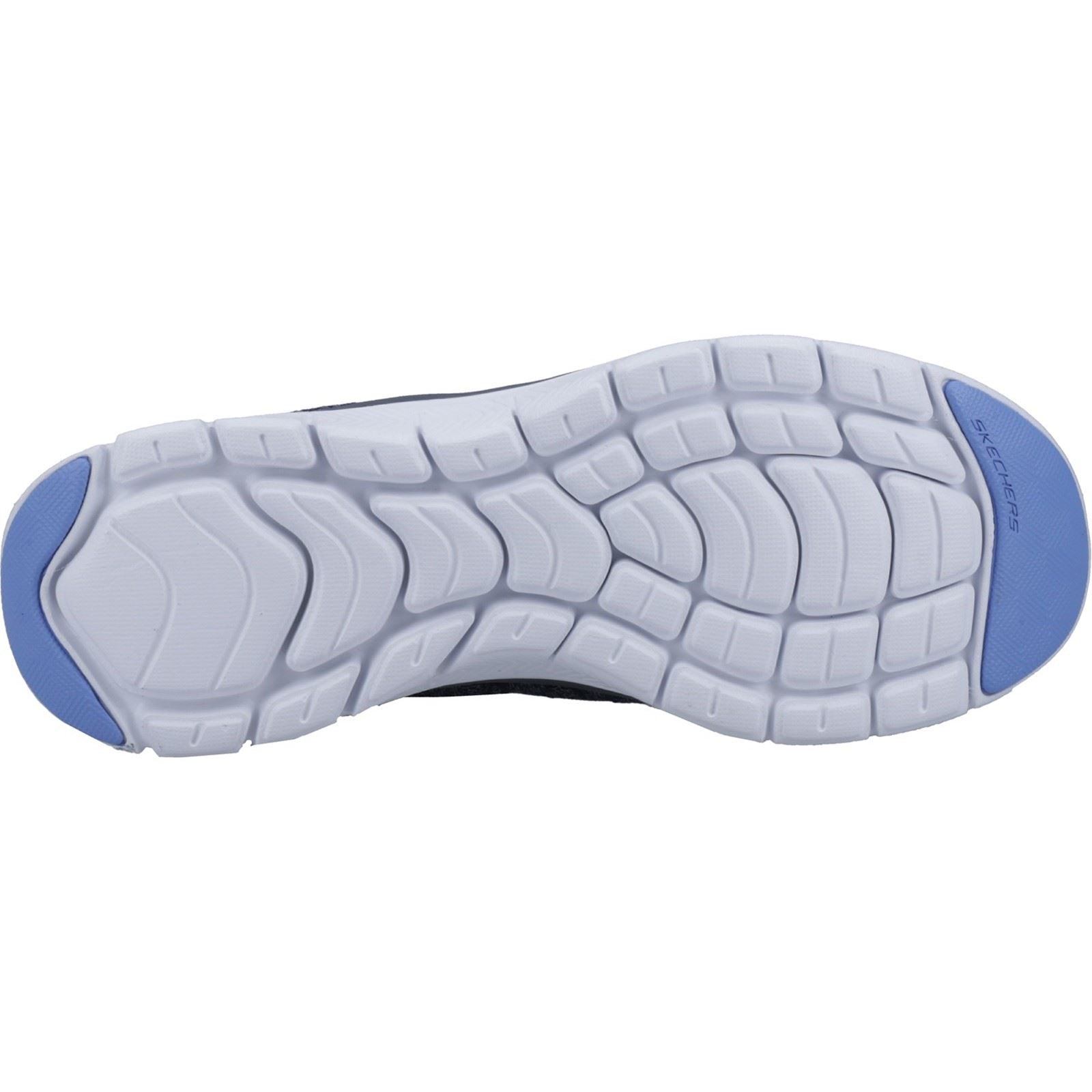Skechers (GAR149570) Women's Flex Appeal 4.0 Fresh Move Trainers in Navy/Multicoloured 3 to 8