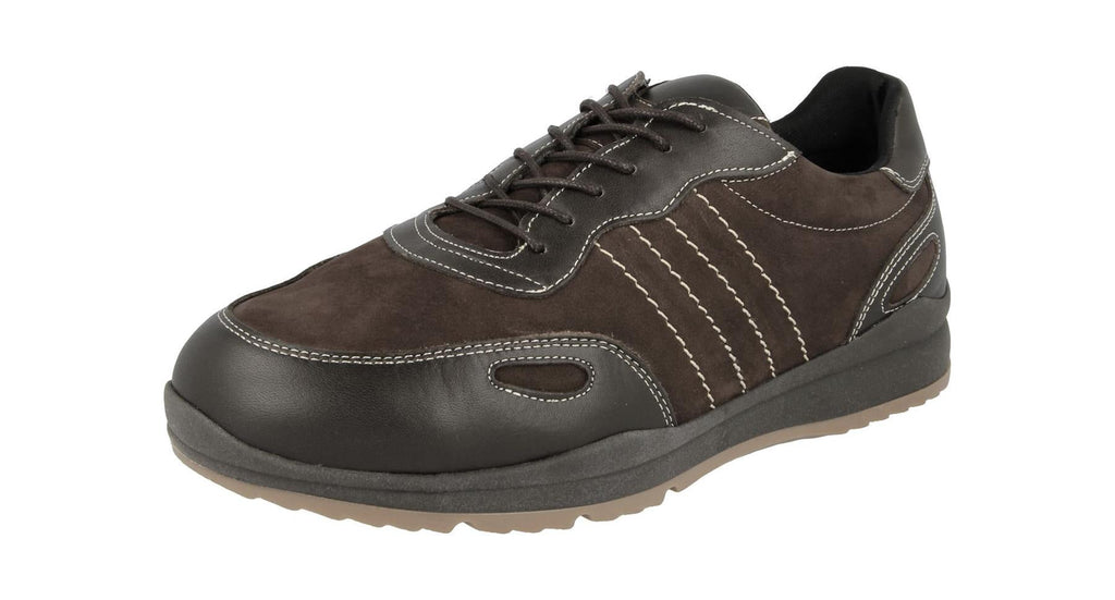 Men'S Casual Shoes (Seb)2V Wide Fit By Db Shoes in Brown