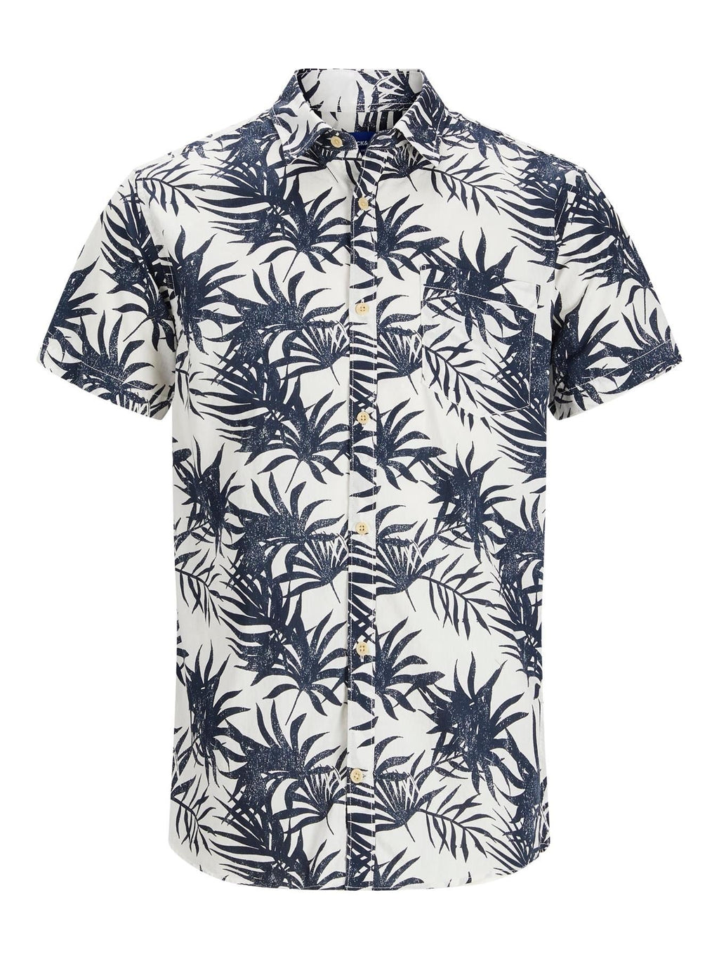 Jack & Jones Big & Tall Fit Size Men's Pure Cotton Floral Shirt in Size 2XL-6XL, 2 Colours