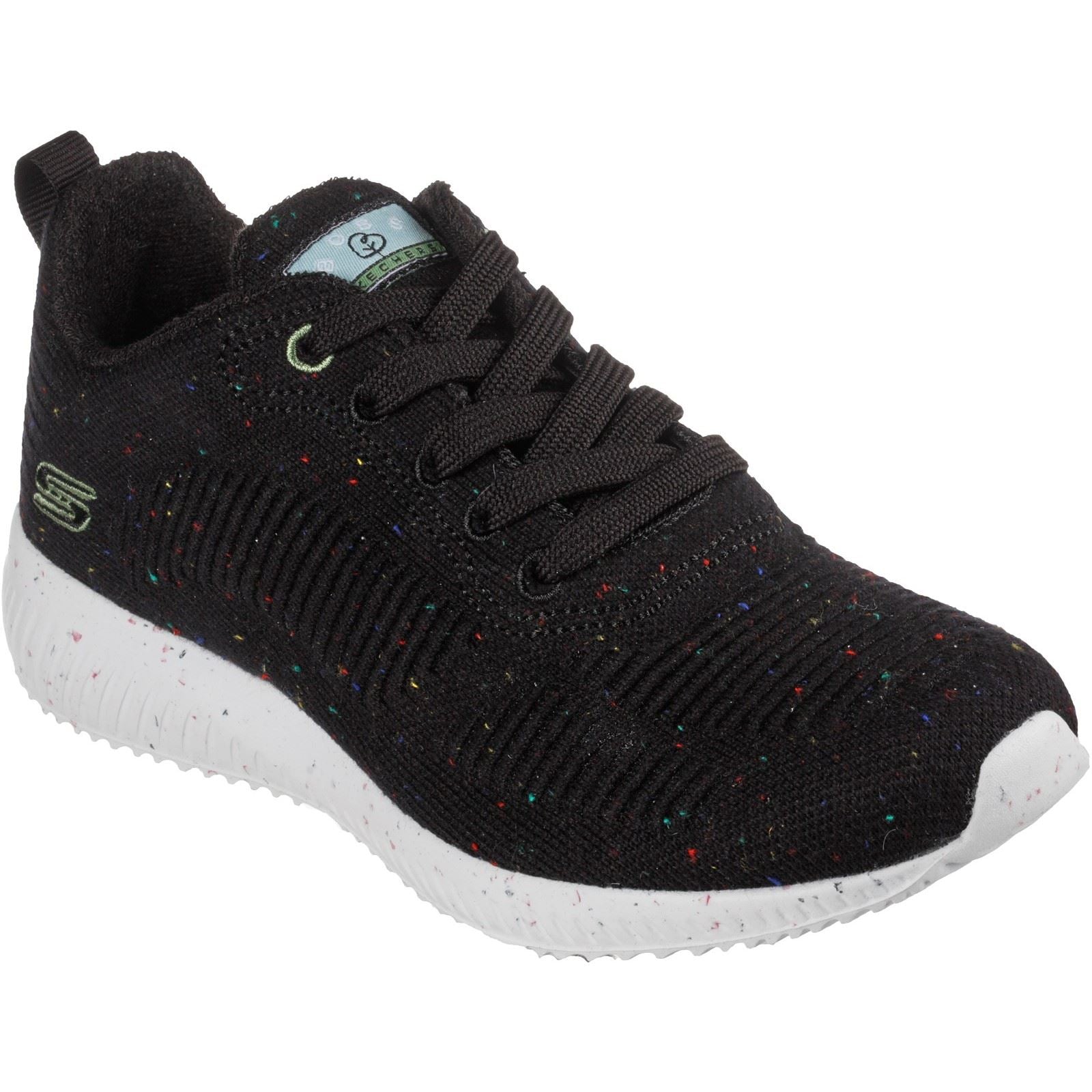 Skechers (GAR117282) Ladies Sports Bobs Squad Reclaim Life Shoes in UK 3 to 8