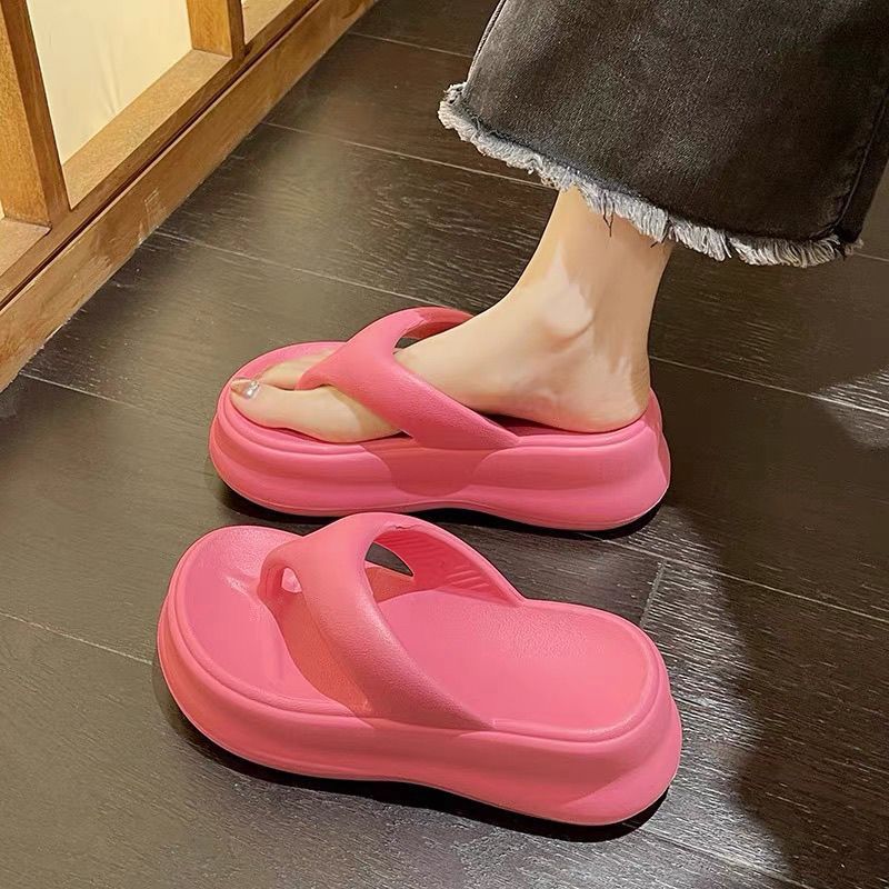 Non-slip Height-increasing Thick-soled Eva Flip-flops Women's Slippers