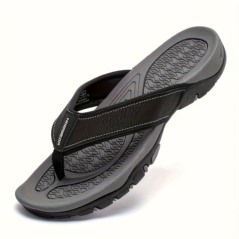 Vintage Fashion Outdoor Men'S Plus Size Round Toe Casual Slides