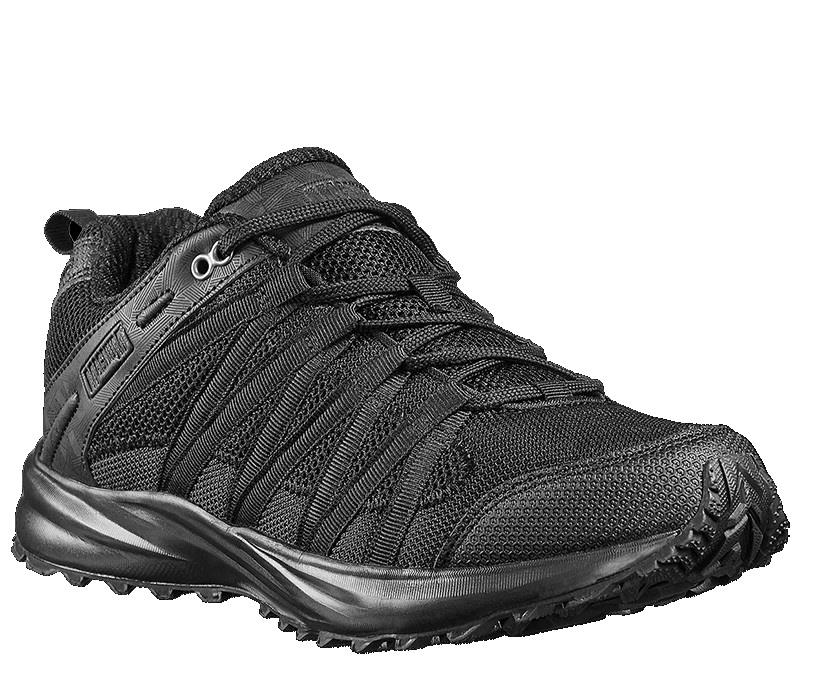 Magnum Mens Storm Trail Light Black Vegan Trainer in Black