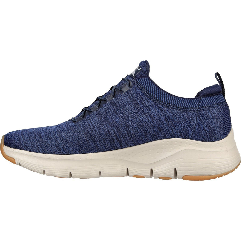 Skechers (GAR232301) Men's Arch Fit Waveport Trainers in Navy 6 to 12