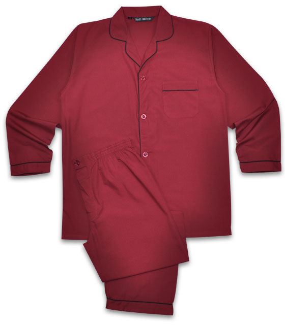 Rael Brook Men's Plain Pyjamas Size Small-4XL  in  4 Colours