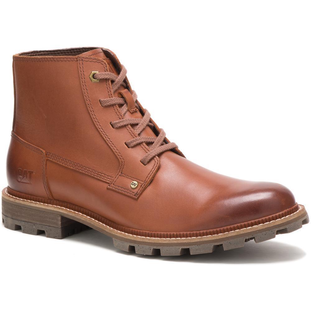 CAT Mens Wide Fit Water Proof Full Grain Impermeable Leather Boots (Wayward)