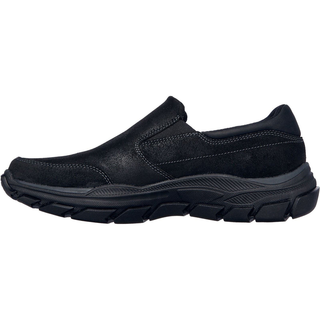Skechers (GAR204480) Men's Relaxed Fit: Respected - Calum Trainer in Black 6 to 12