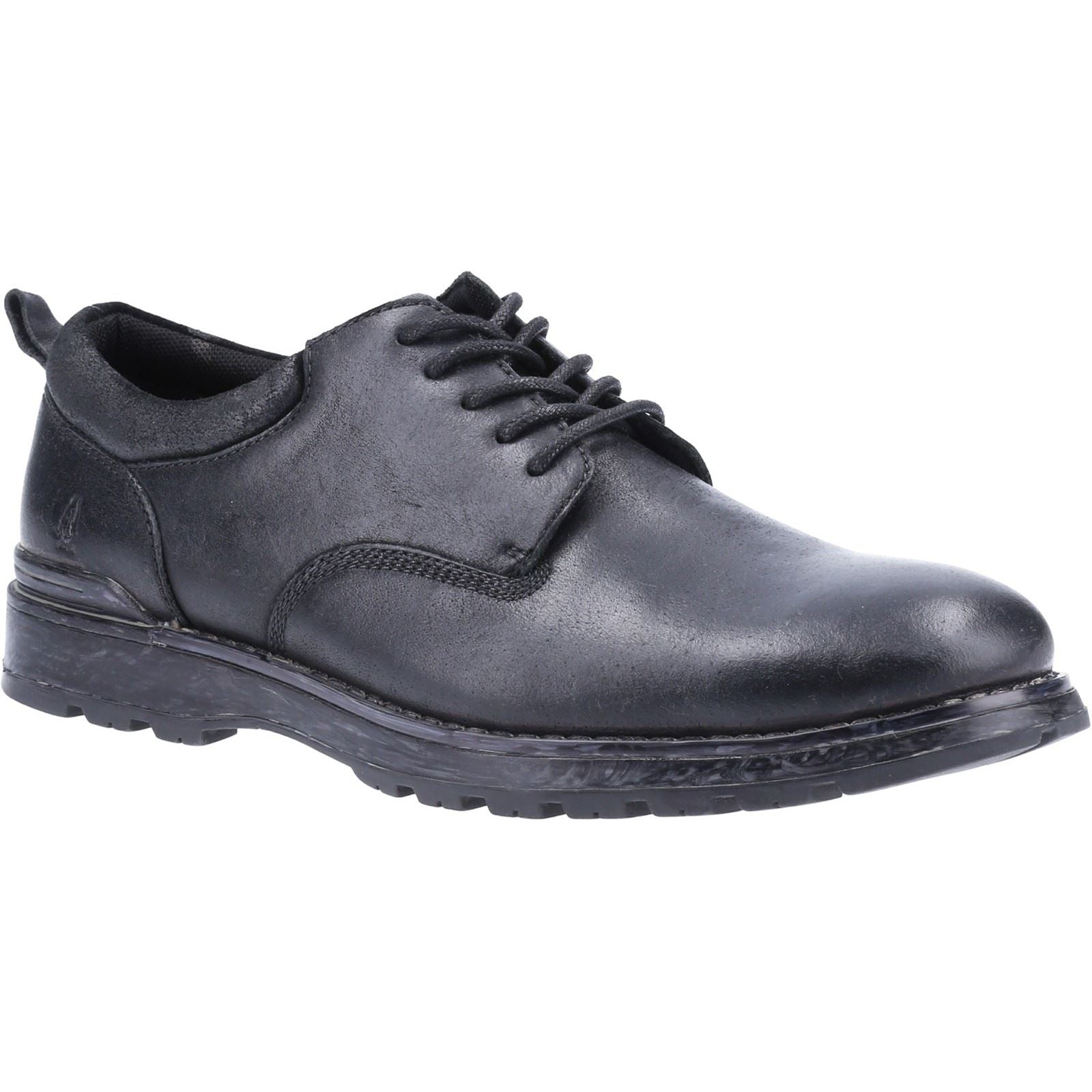Hush Puppies Dylan Laces Mens Shoes in Black