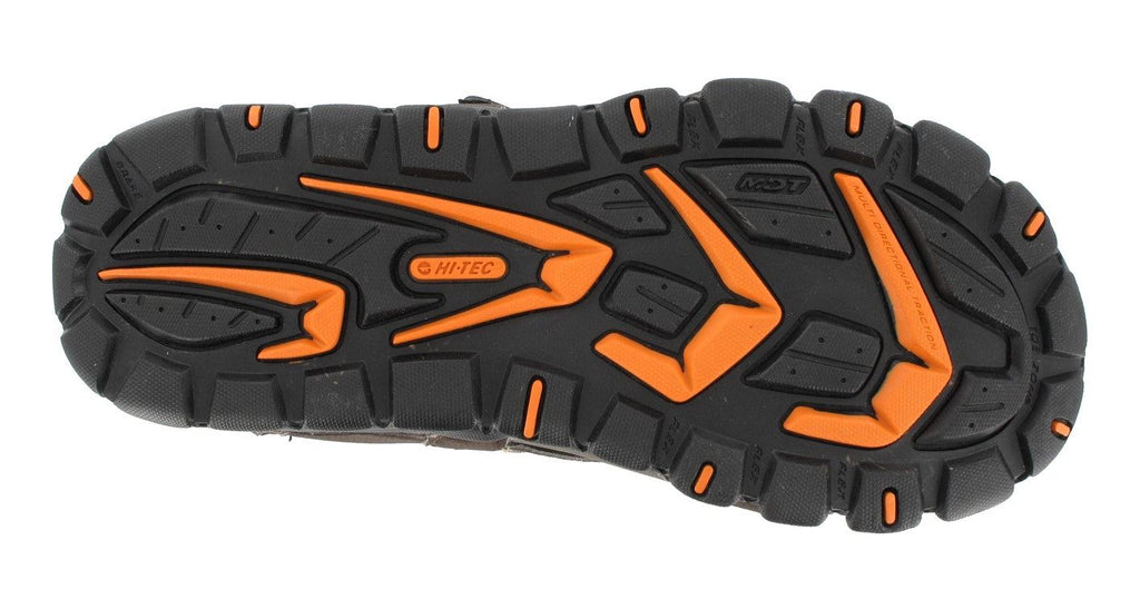 OWAKA MEN'S WALKING SANDAL IN DARK BROWN & TAUPE