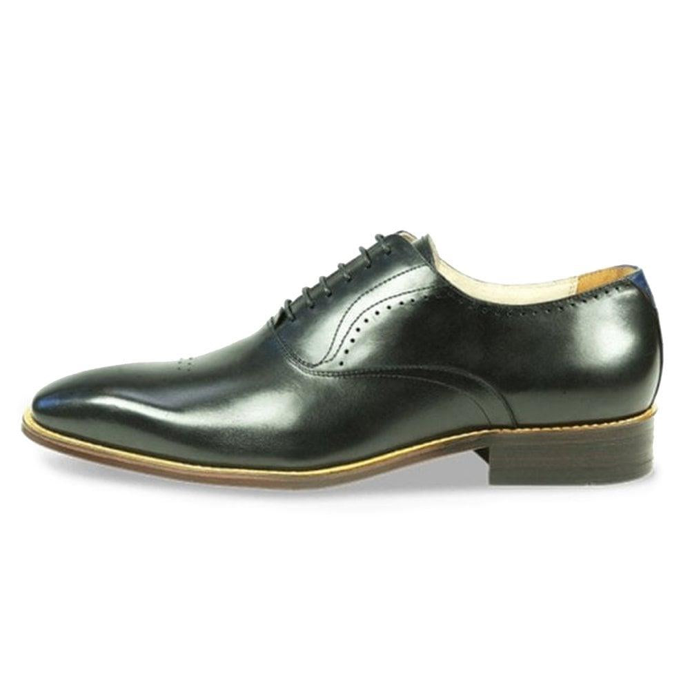 Azor Mens Pompei Oxford Formal Leather Lace Up Shoes in Tan 7 to 12